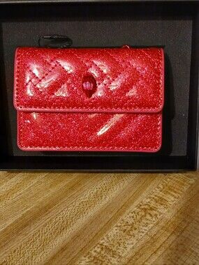 Kurt Geiger NWT Metallic Pink Micro Kensington NIB